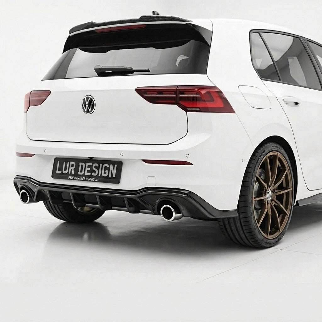 Volkswagen Golf 8 GTI R Line Rear Diffuser LUR DESIGN volkswagen-golf-8-gti-r-line-rear-diffuser-lur-design