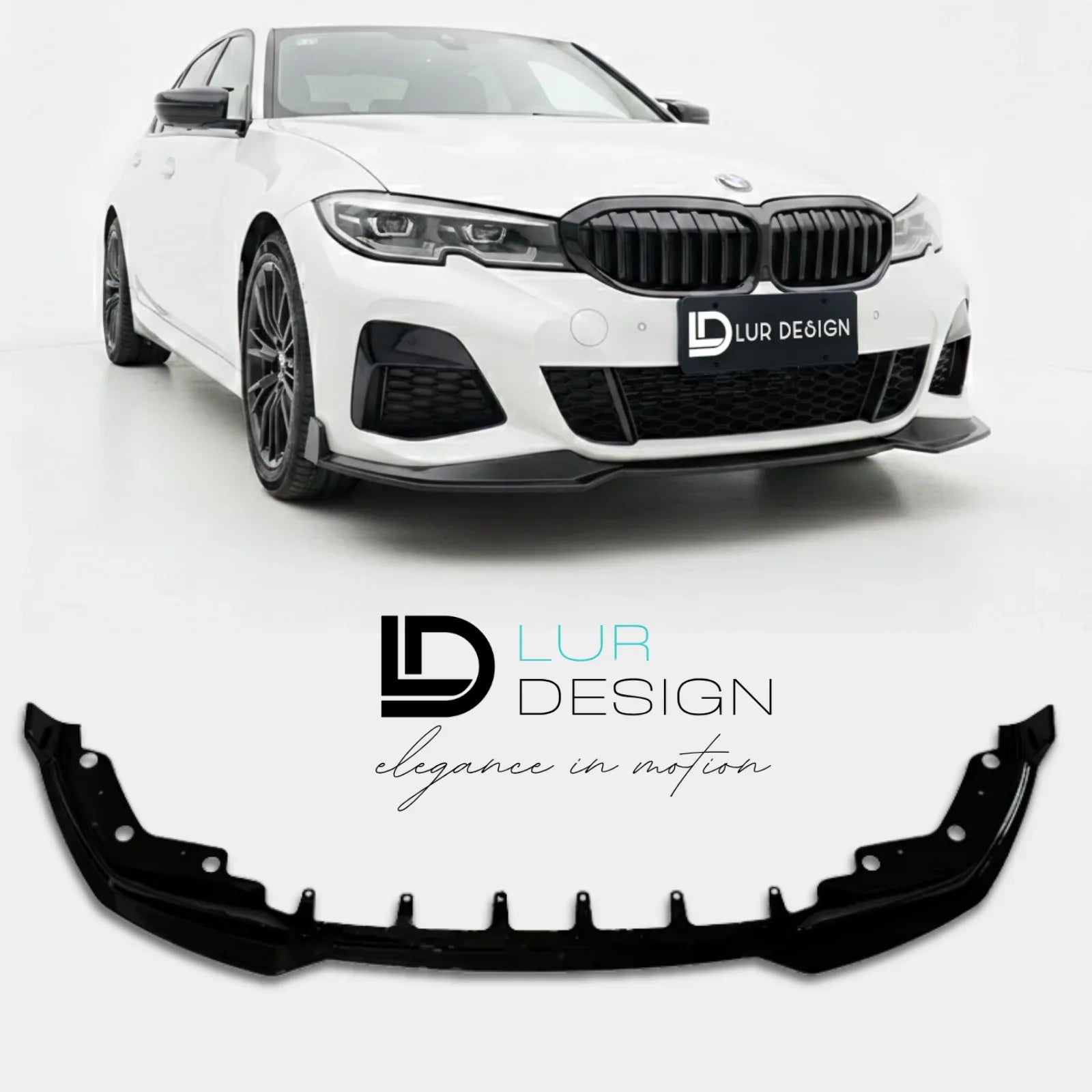 M Style Front Bumper Lip Splitter Chin Tuning Accessories For BMW 3 F30 M Style Front Bumper Lip Splitter Chin Tuning Accessories For BMW 3 F30