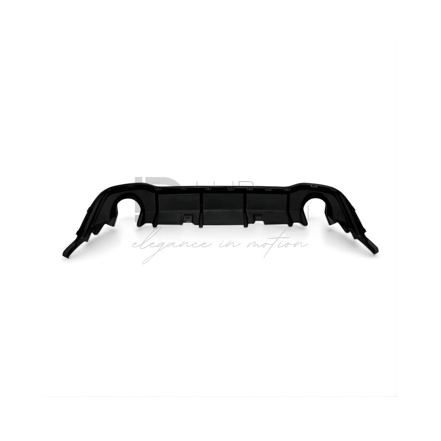Rear Diffuser  for Volkswagen Golf 8 
on a white background with 'LD Lur Design' logo.