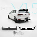 Rear Body Kit V.1.5 For Volkswagen Golf GTI/GTE/GTD MK7.5, V1 Rear Spoiler, Rear diffuser | Lur Design