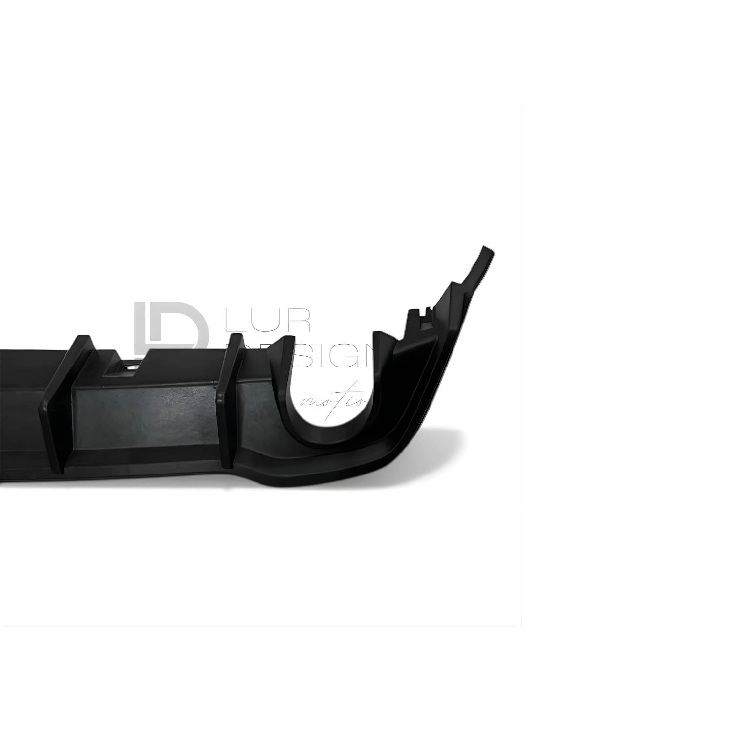 Rear Diffuser  for Volkswagen Golf 8 
on a white background with 'LD Lur Design' logo.