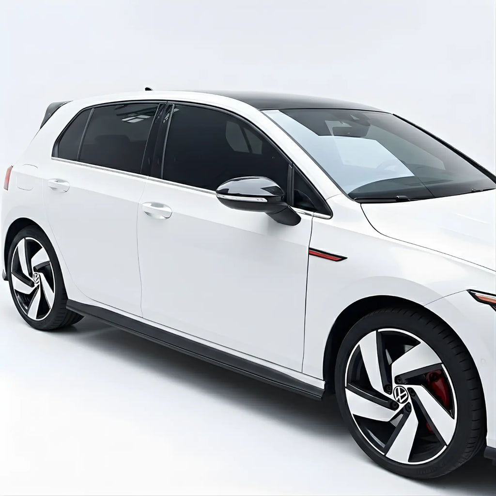 Side Skirts for Volkswagen Golf 8 GTI with lur deign logo