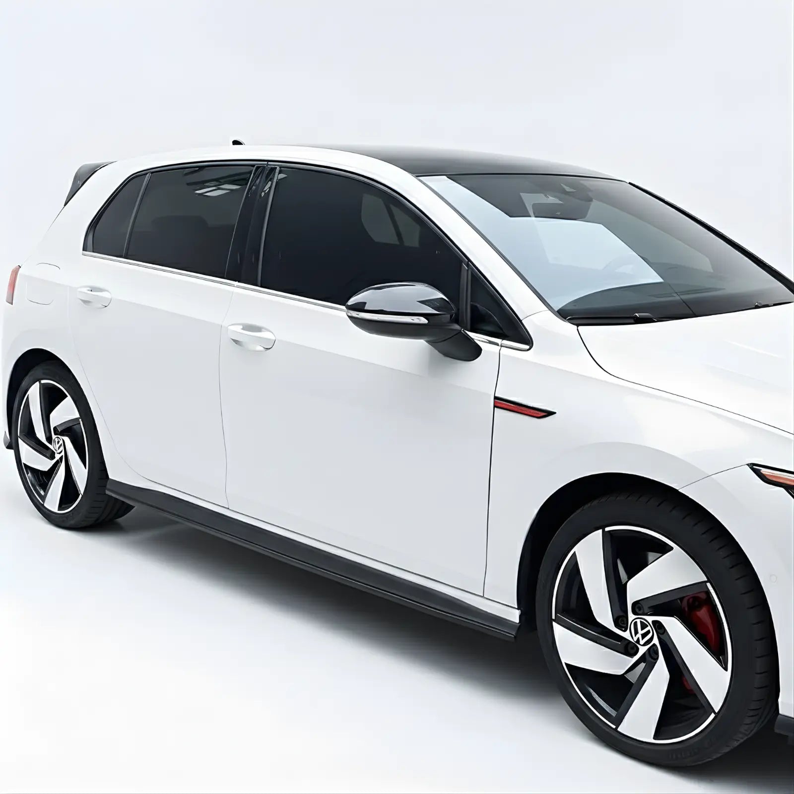 Side Skirts for Volkswagen Golf 8 GTI with lur deign logo