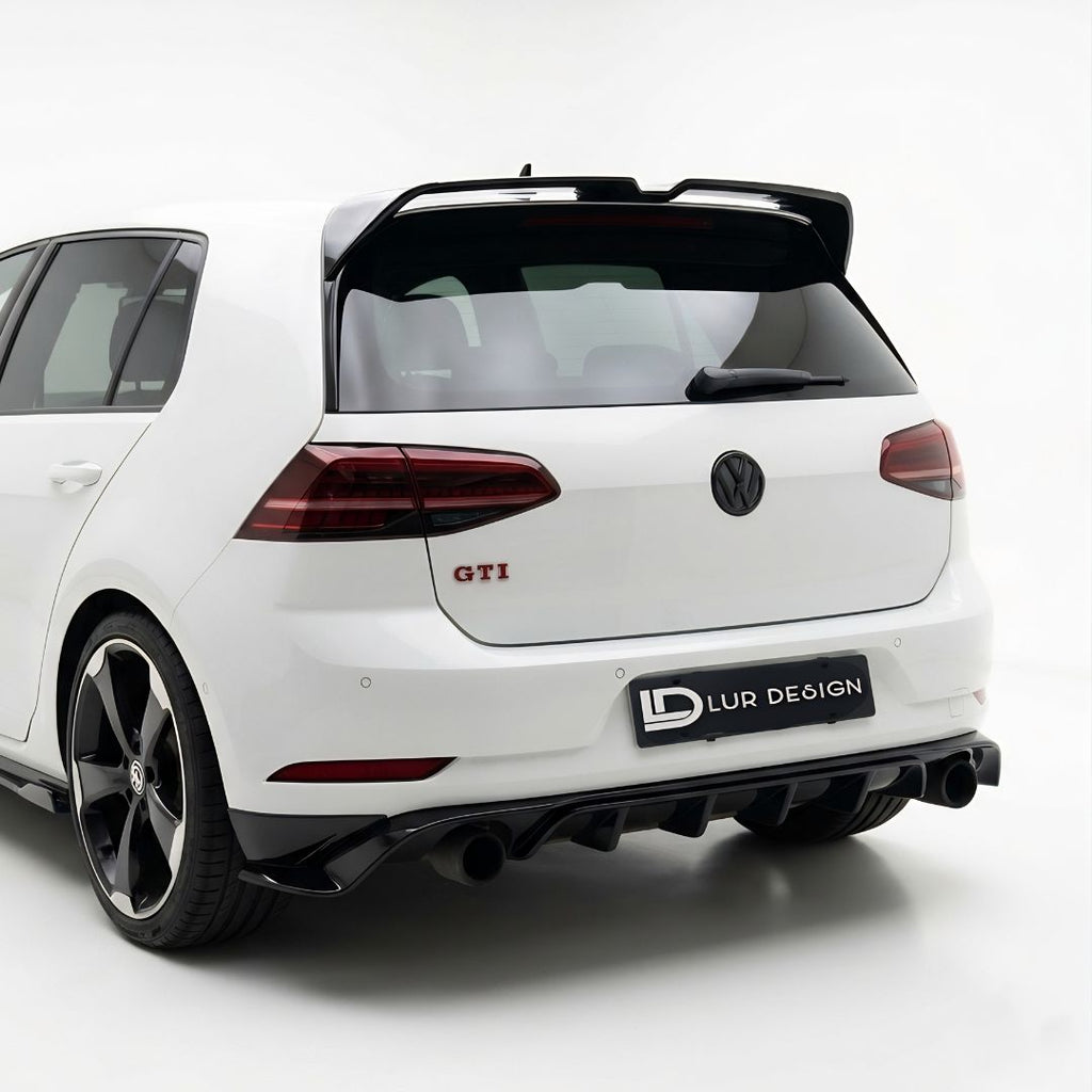 Volkswagen Golf MK7.5 Rear Diffuser For GTI GTD TSI TDI - Lur Design