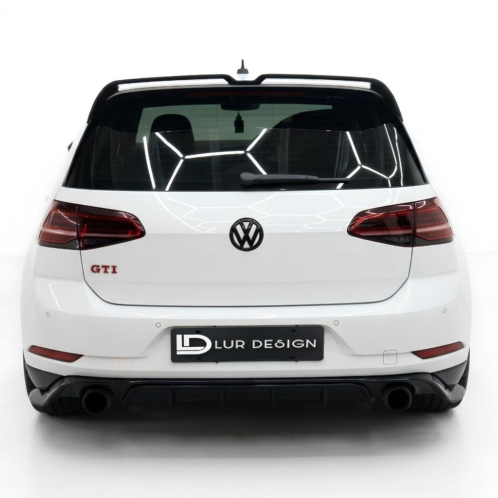 Rear Body Kit V.1.5 For Volkswagen Golf GTI/GTE/GTD MK7.5, V1 Rear Spoiler, Rear diffuser | Lur Design