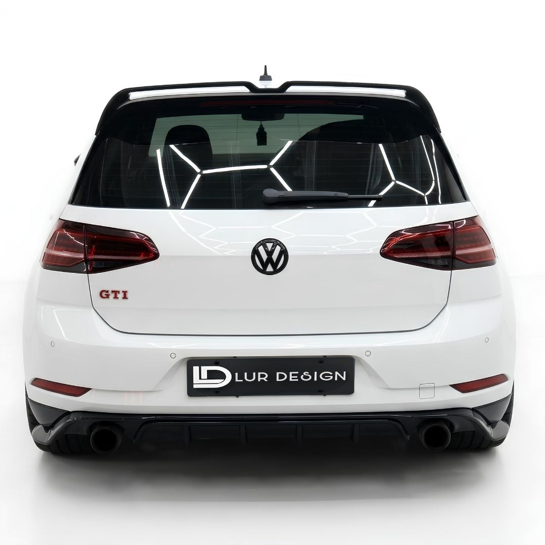 Kit posteriore V.1.5 per Volkswagen Golf GTI/GTE/GTD MK7.5, spoiler posteriore V1, diffusore posteriore | Lur Design
