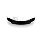 Audi A3 8Y Sedan duckbill spoiler lip on a white background with 'Lur Design' logo.
