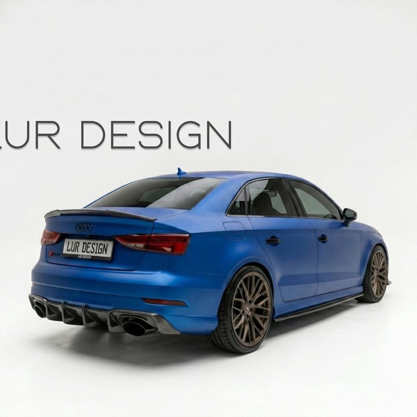 Audi a3 8v rear spoiler by lur design
