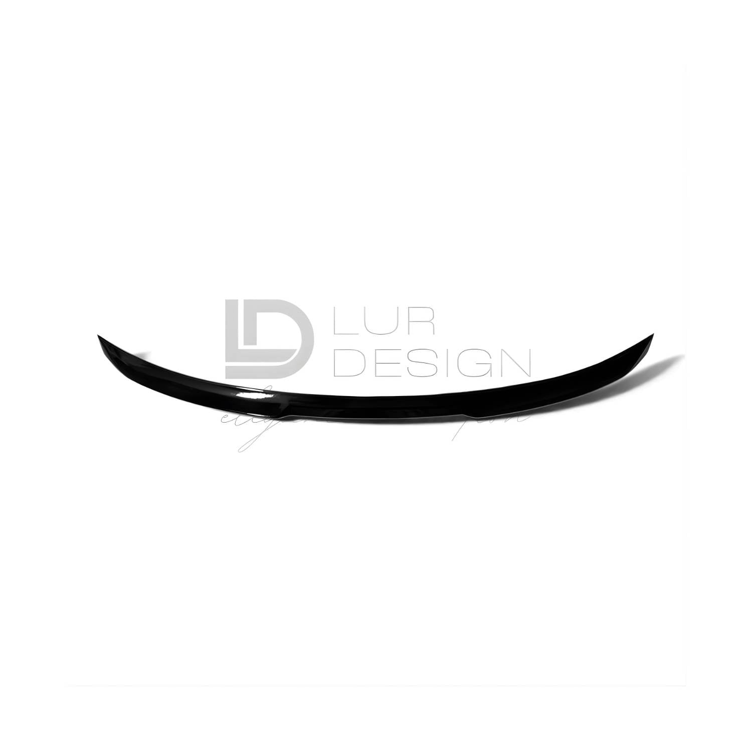 Black_BMW_3_Series_G20_rear_spoiler_on_a_gray_background_with_Lur_Design_logo_above.