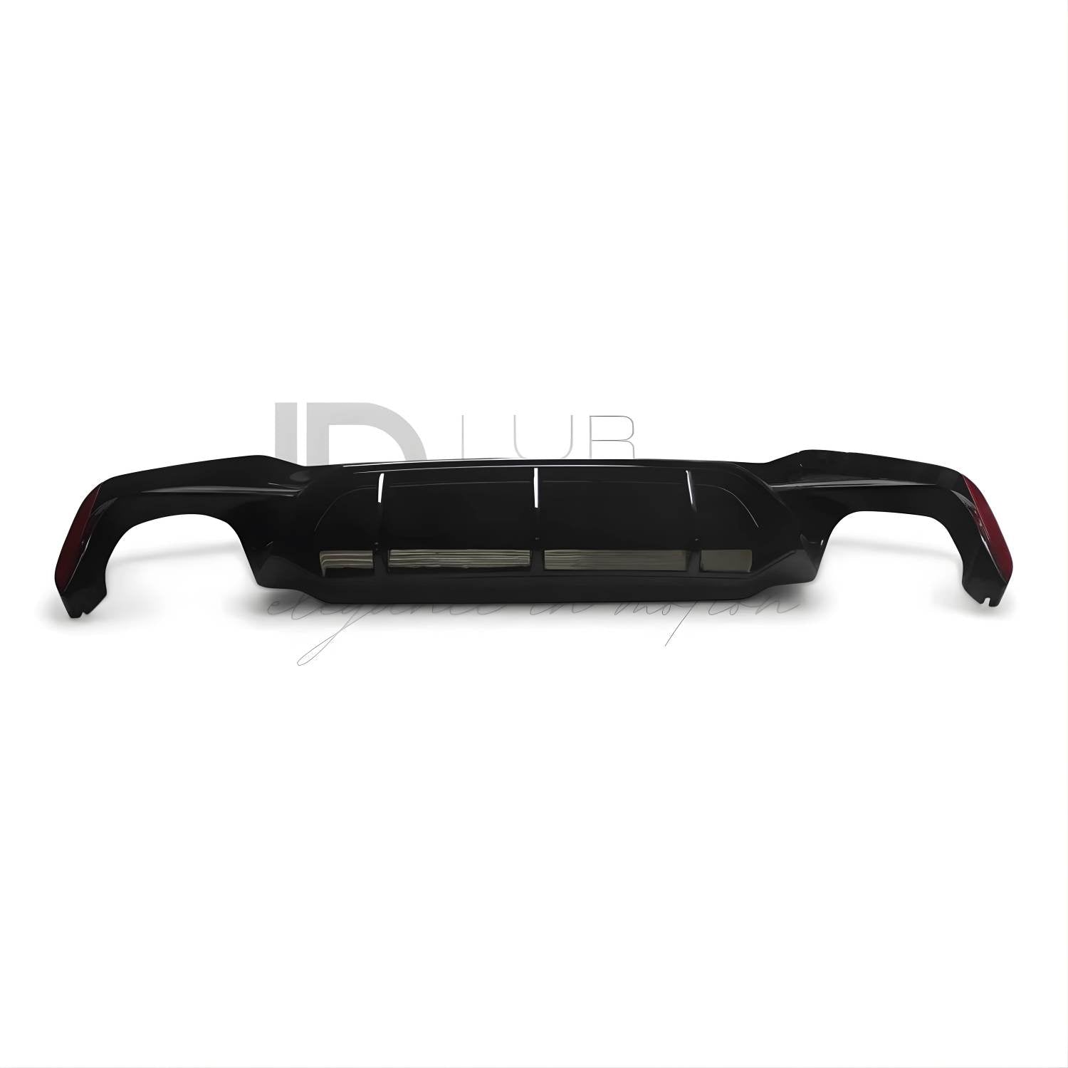 BMW_Series_5_G30_1 Rear Diffuser bumper with 'LD Lur Design' logo on a white background