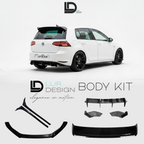 Body Kit V.2 For Volkswagen Golf GTI MK7/7.5 Front Splitter/Lip, V2 Rear Spoiler, Rear Splitter, Rear window side spoiler | Lur Design