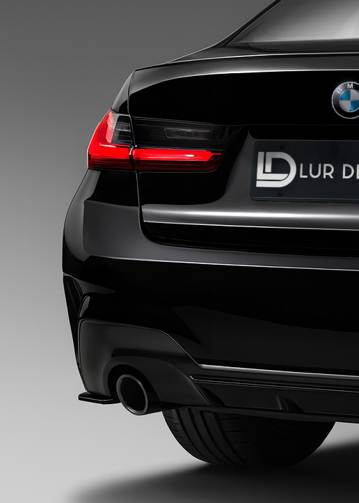 Rear Side Splitters for BMW 3 Series G20 M-Sport  - Lur Design