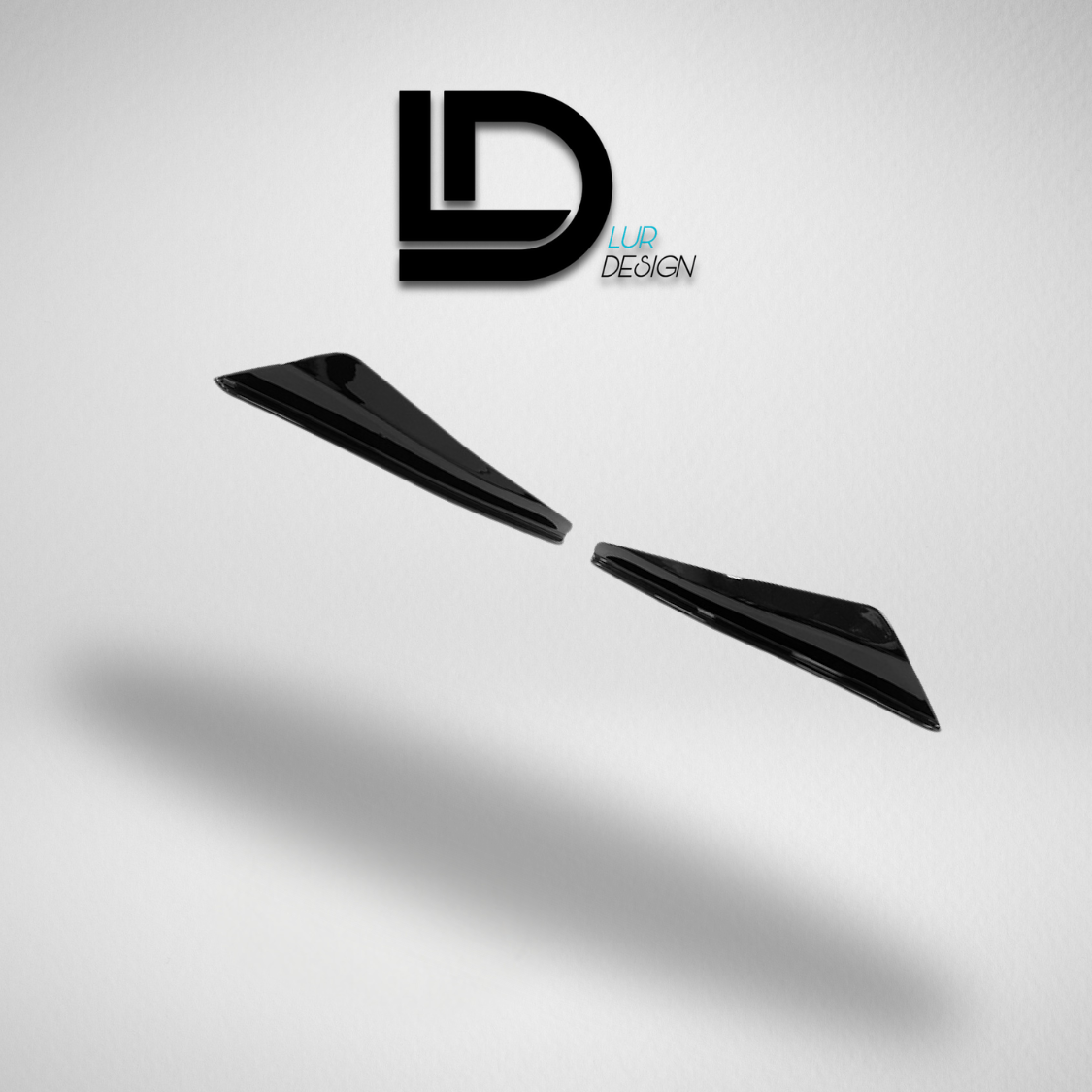 Front Bumper canards for volkswagen Golf 8/GTI/R Line -LUR DESIGN