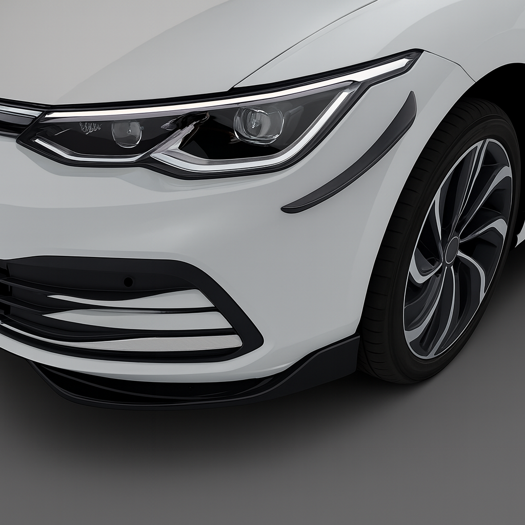 Front Bumper canards for volkswagen Golf 8/GTI/R Line -LUR DESIGN