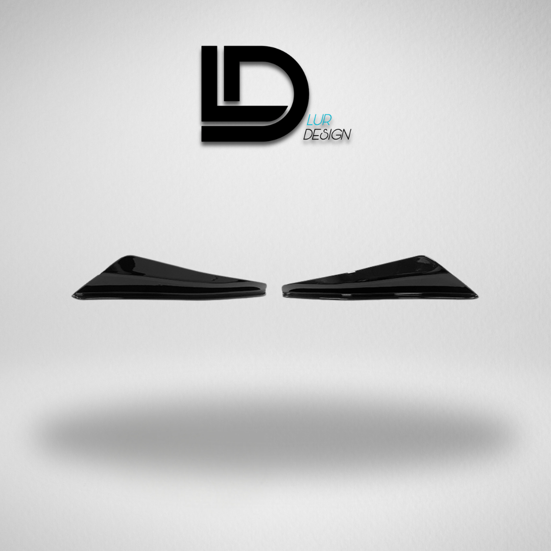 Front Bumper canards for volkswagen Golf 8/GTI/R Line -LUR DESIGN