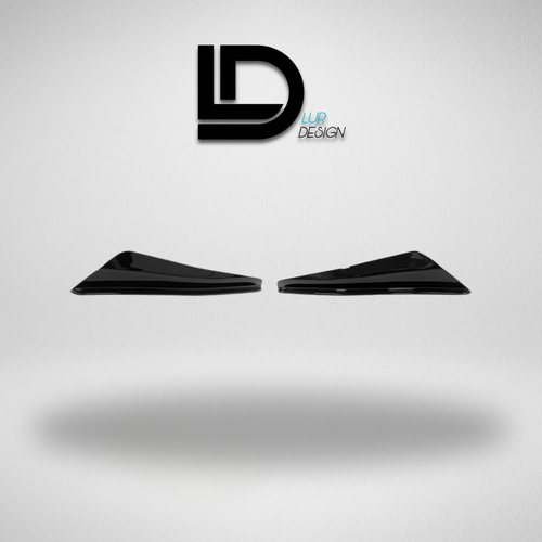 Front Bumper canards for volkswagen Golf 8/GTI/R Line -LUR DESIGN