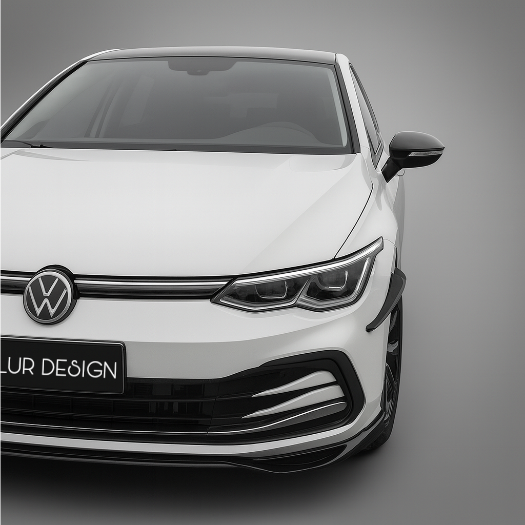 Front Bumper canards for volkswagen Golf 8/GTI/R Line -LUR DESIGN