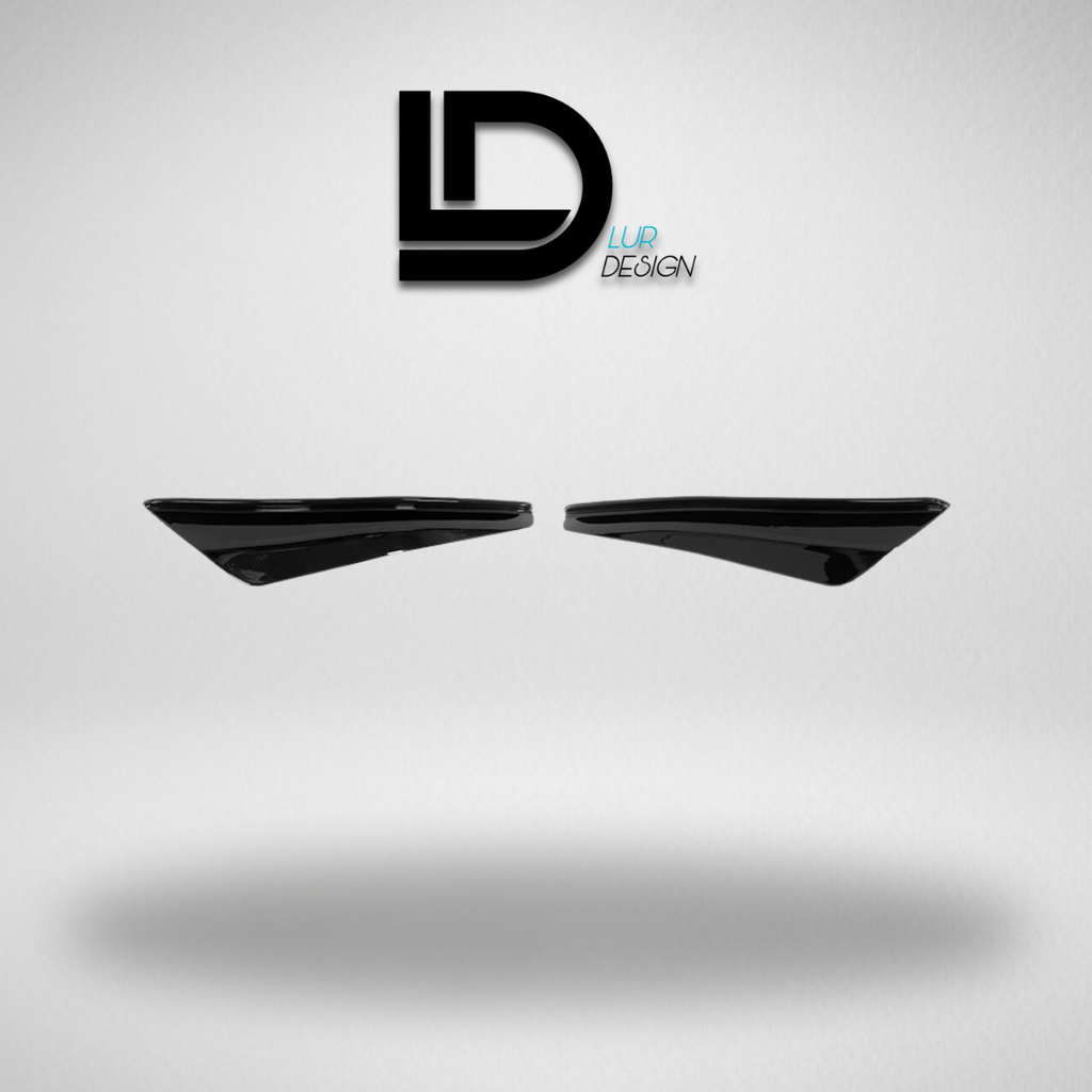 Front Bumper canards for volkswagen Golf 8/GTI/R Line -LUR DESIGN