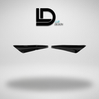 Front Bumper canards for volkswagen Golf 8/GTI/R Line -LUR DESIGN