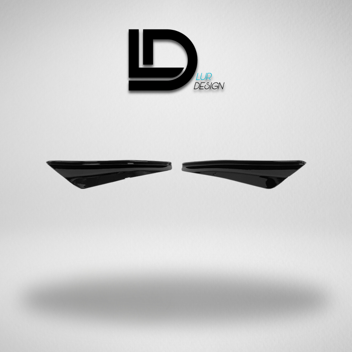 Front Bumper canards for volkswagen Golf 8/GTI/R Line -LUR DESIGN