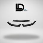 Car bumper Front lip on a gray background with 'LD Lur Design' logo above.