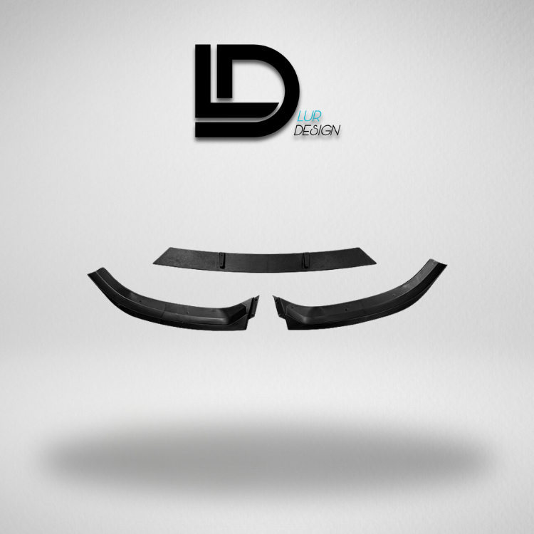Car bumper Front lip on a gray background with 'LD Lur Design' logo above.
