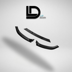 Car bumper Front lip on a gray background with 'LD Lur Design' logo above.