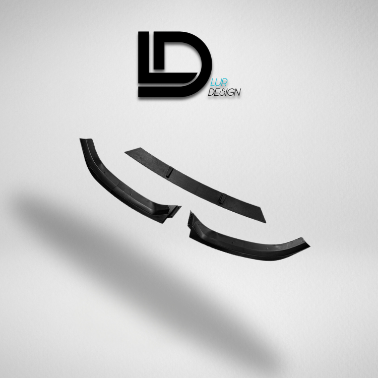Car bumper Front lip on a gray background with 'LD Lur Design' logo above.