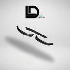 Car bumper Front lip on a gray background with 'LD Lur Design' logo above.