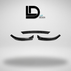 Car bumper Front lip on a gray background with 'LD Lur Design' logo above.
