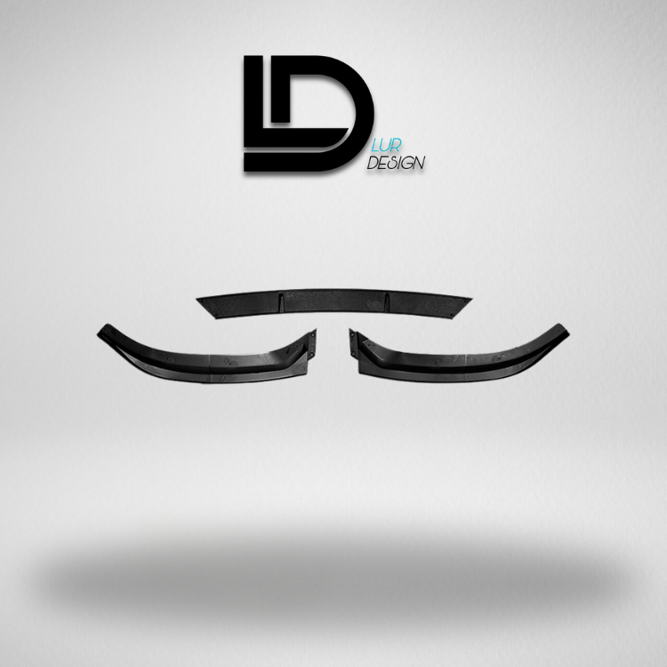 Car bumper Front lip on a gray background with 'LD Lur Design' logo above.