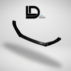 Black car bumper lip on a gray background with 'LD Lur Design' logo.