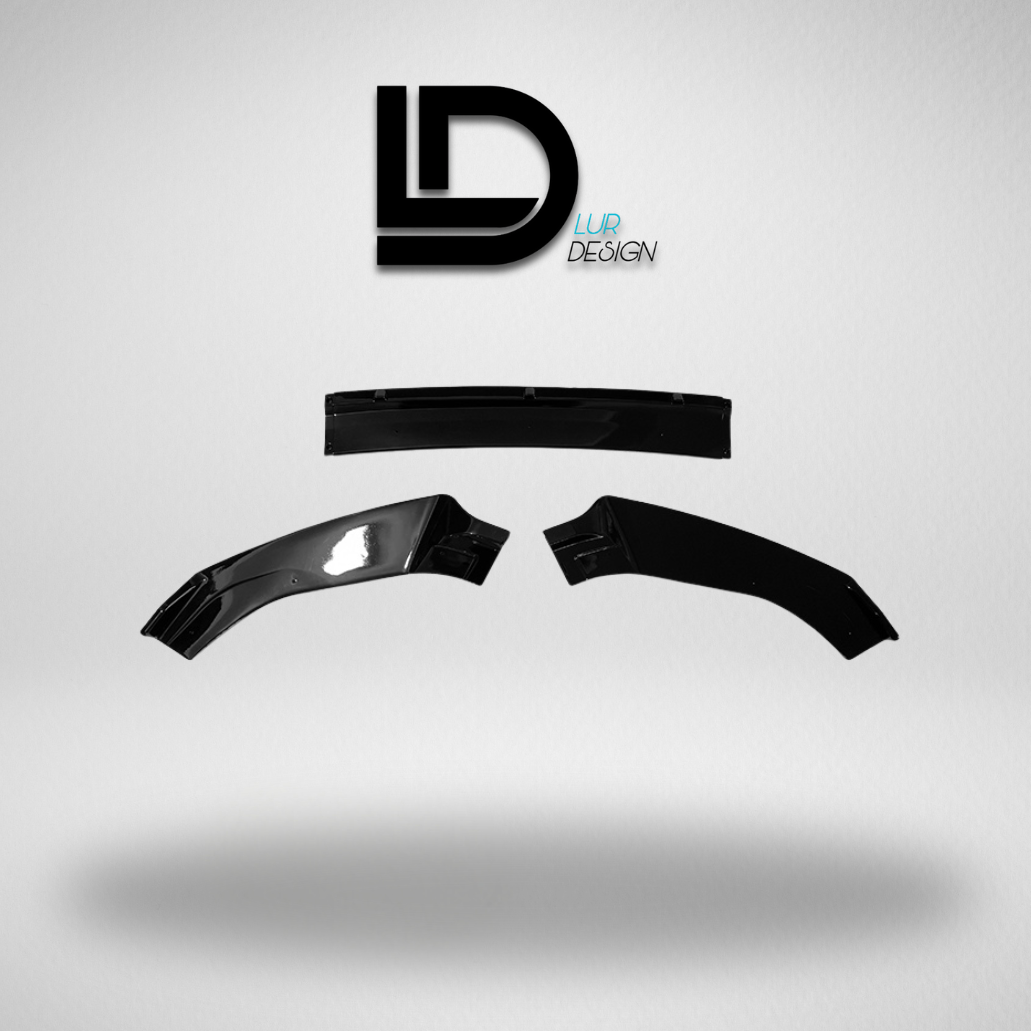 Black car front lip on a gray background with 'LD Lur Design' logo.