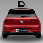 Lur V1 Rear Spoiler Volkswagen GTI MK8
Red Volkswagen car with 'LUR DESIGN' branding on a gray background