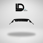 Rear Diffuser Bumper Lip For Volkswagen Golf MK7  with Lur Design logo on a gray background