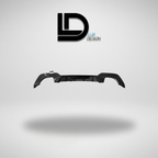 Car rear Diffuser on a gray background with 'LD Lur Design' logo above.