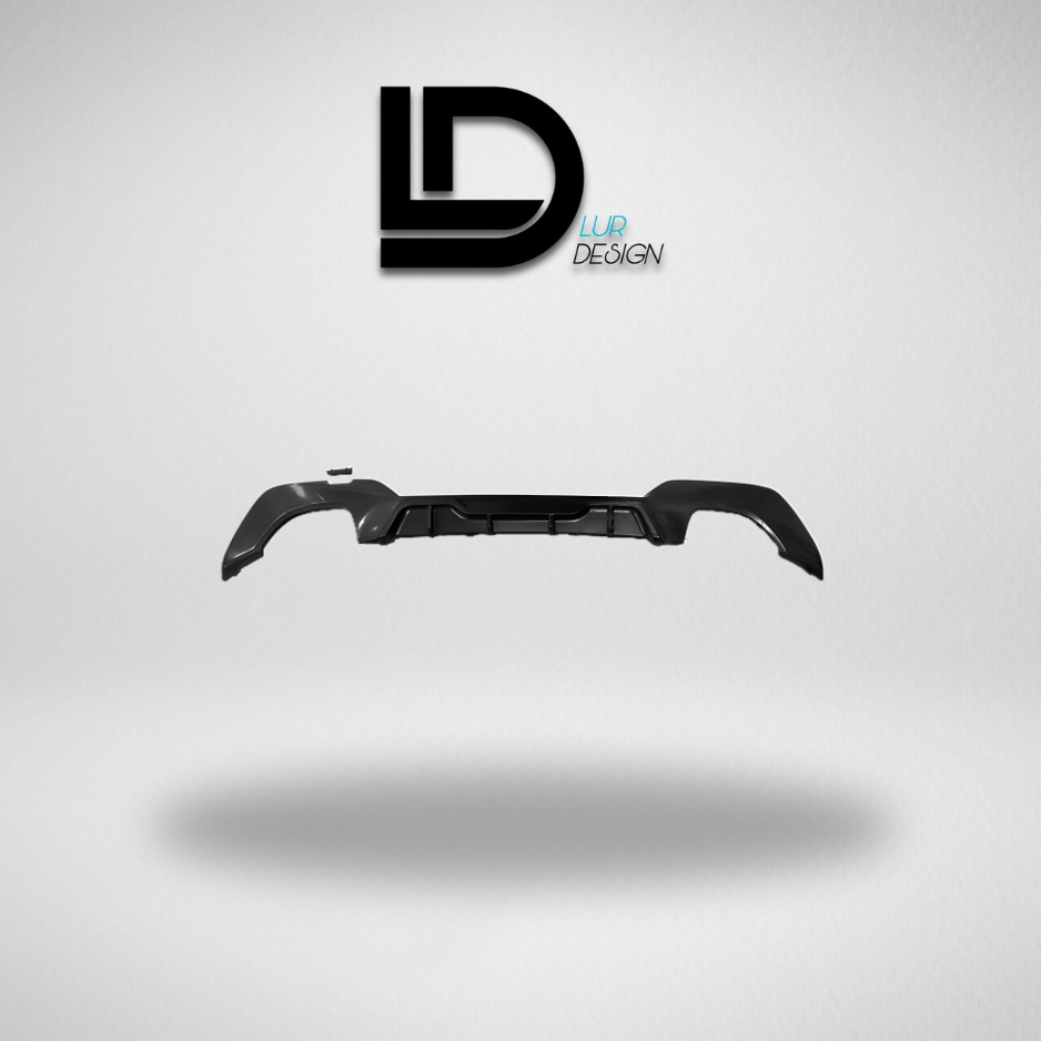 Car rear Diffuser on a gray background with 'LD Lur Design' logo above.