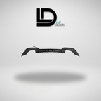Black car bumper rear Diffuser on a gray background with 'LD Lur Design' logo above.