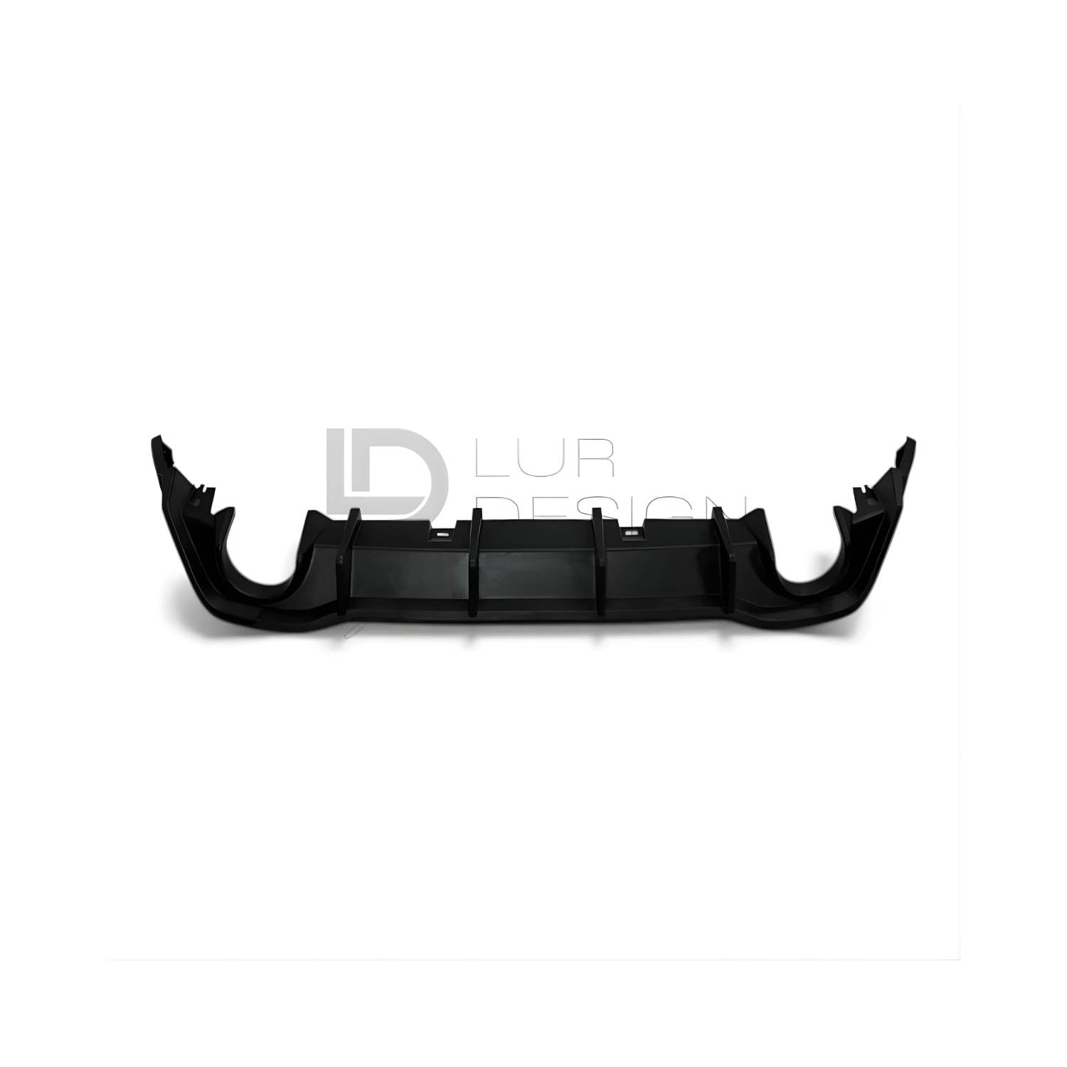 Rear Diffuser  for Volkswagen Golf 8 
on a white background with 'LD Lur Design' logo.