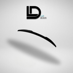 Rear_Spoiler_Cap_Audi_A3_8V_Sedan_1
Black car spoiler on a gray background with 'Lur Design' logo.