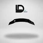 Black car spoiler on a gray background with 'Lur Design' logo.
Rear_Spoiler_Cap_Audi_A3_8Y_Sedan