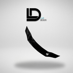 Black car spoiler on a gray background with 'LD Lur Design' logo above.
