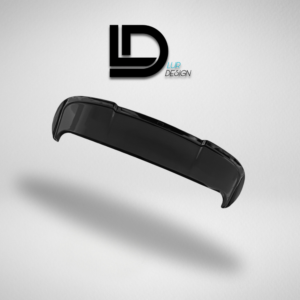 Rear Spoiler for Audi A3 8V Sportback - LUR DESIGN
Black car spoiler on a gray background with 'Lur Design' logo.