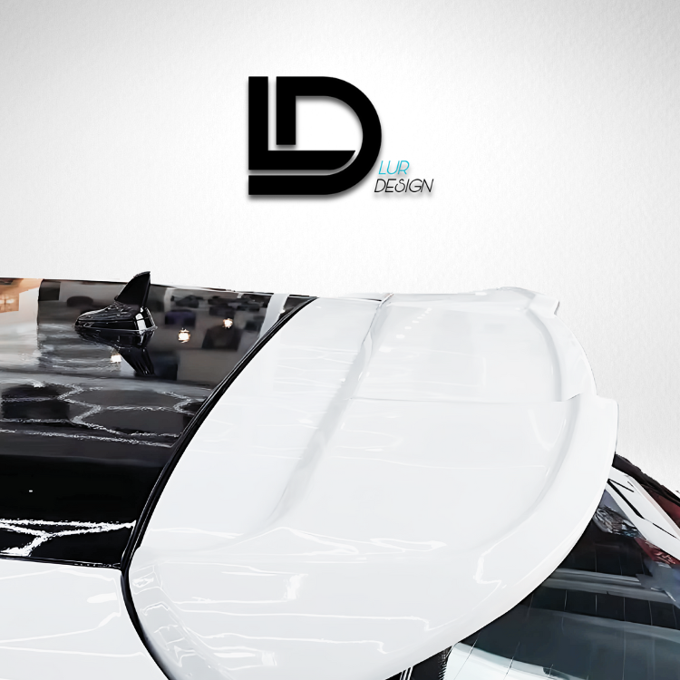 Rear Spoiler for Audi A3 8V Sportback - LUR DESIGN
Car spoiler with 'LD Lur Design' logo on a white background