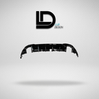 Rear Diffuser Bumper Lip For Volkswagen Golf MK7 gti with Lur Design logo on a gray background