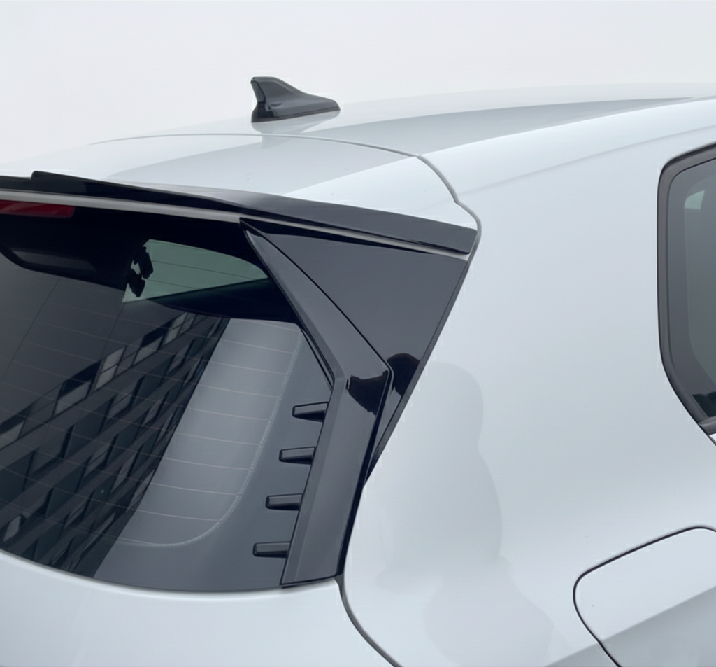 Rear Window Side Spoiler/Wing for Volkswagen Golf MK8/GTI/R-Line - LUR DESIGN
Volkswagen car with Lur Design branding on a gray background