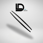 Black side skirts on a gray background with 'LD Lur Design' logo above.