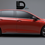 Side Skirts for Volkswagen Golf 8 GTI with lur deign logo