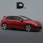 Side Skirts for Volkswagen Golf 8 GTI with lur deign logo