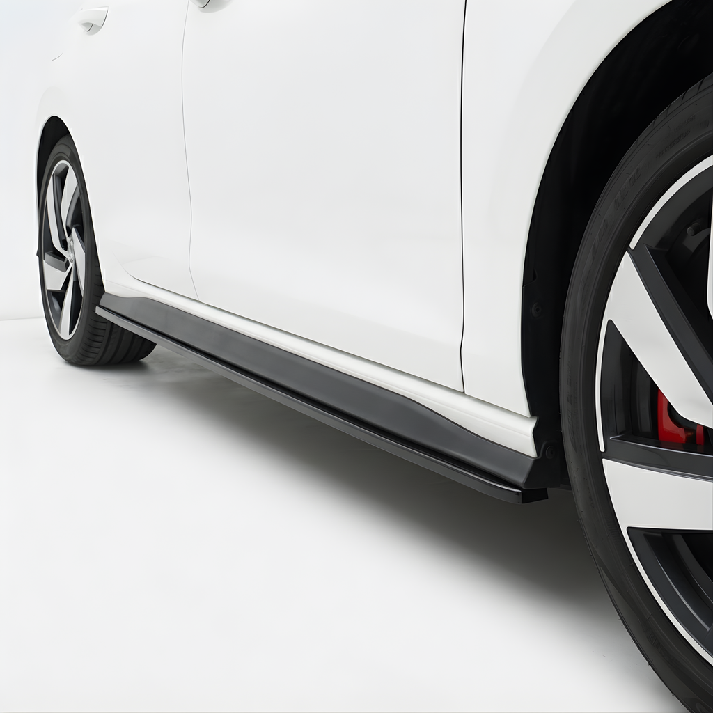 Side Skirts for Volkswagen Golf 8 GTI with lur deign logo